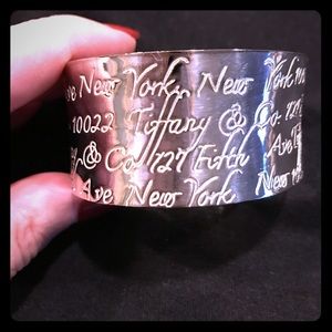 Authentic Tiffany NOTES cuff
